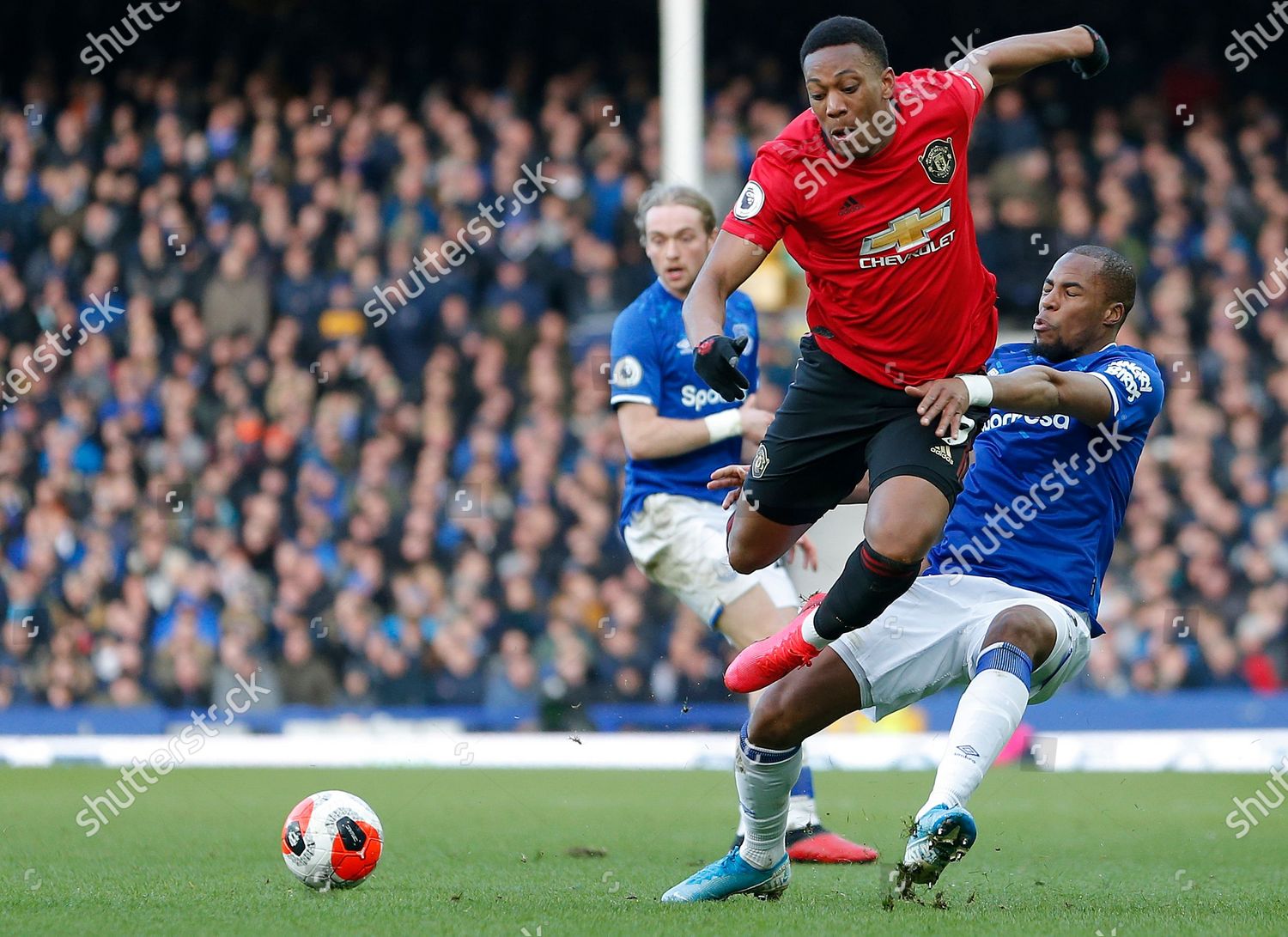 Anthony Martial Manchester United Tumbles Over Djibril Editorial Stock Photo Stock Image Shutterstock