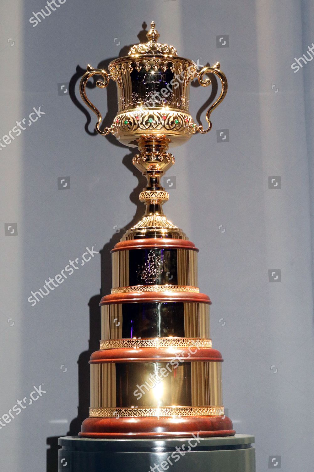 Riyadh Saudi Cup Trophy Trophy Launch Editorial Stock Photo Stock