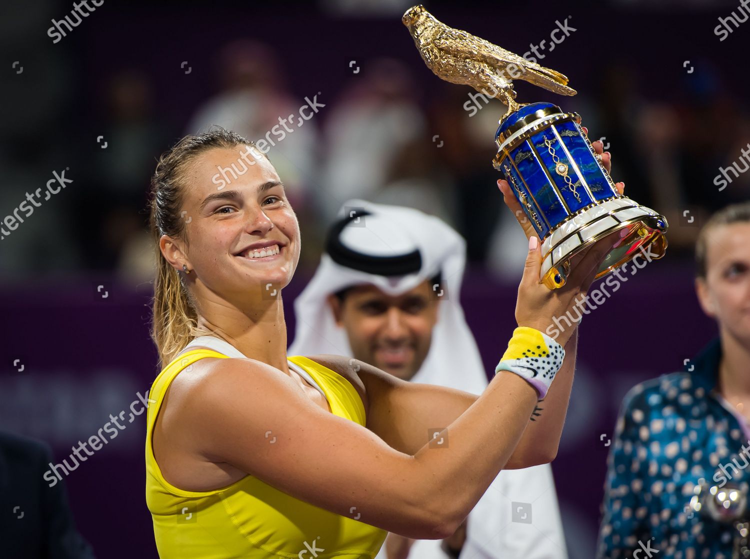 Aryna Sabalenka Belarus Poses Champions Trophy Editorial Stock Photo ...