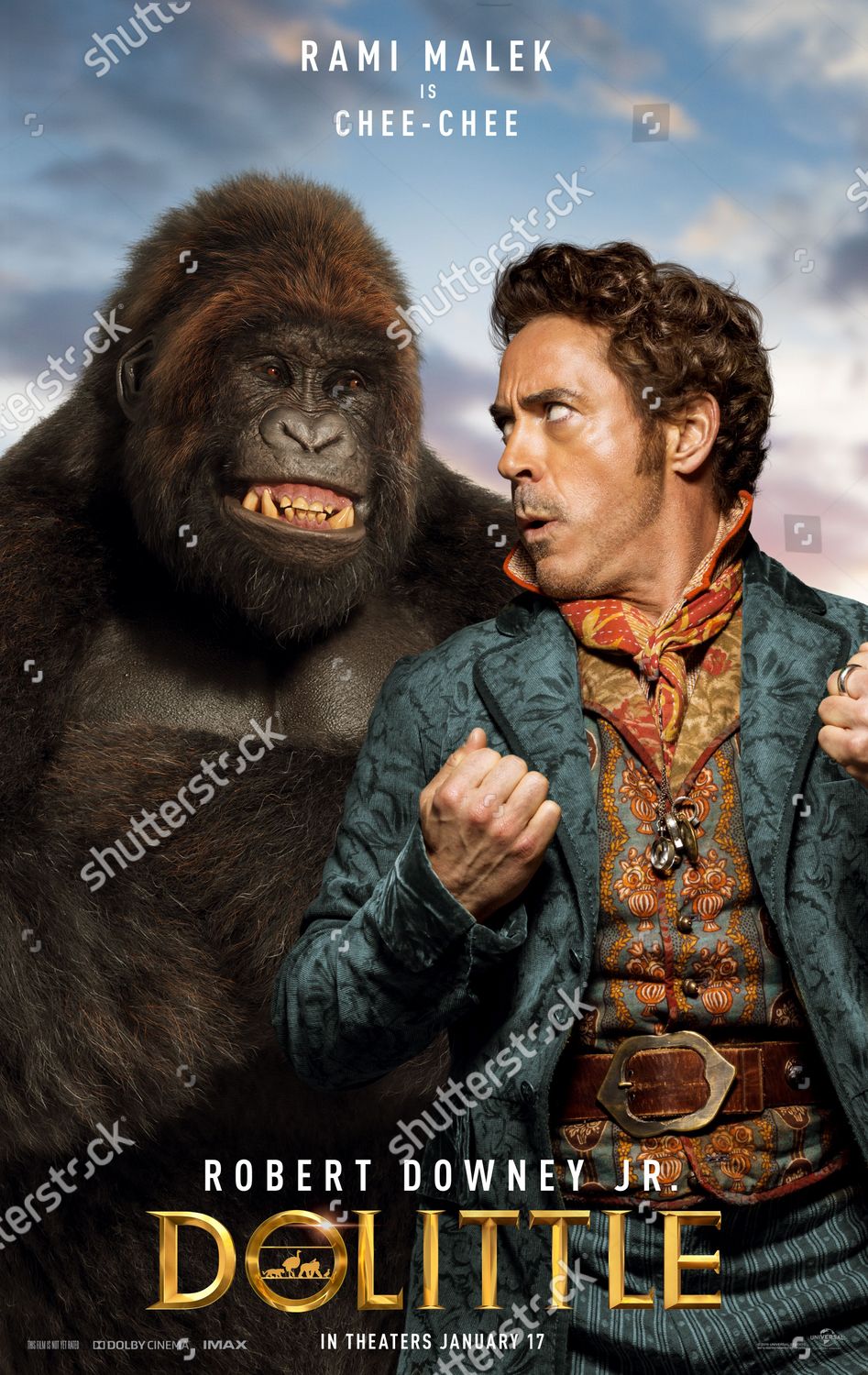 Dolittle 2020 Poster Art Gorilla Cheechee Rami Editorial Stock Photo Stock Image Shutterstock