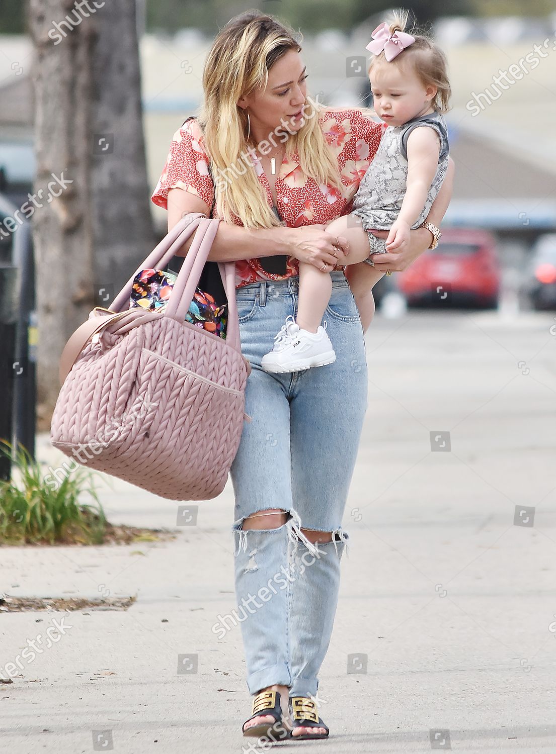 Hilary Duff Daughter Banks Violet Bair Editorial Stock Photo Stock(02)