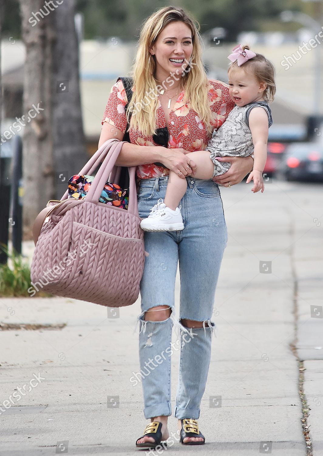 Hilary Duff Daughter Banks Violet Bair Editorial Stock Photo Stock