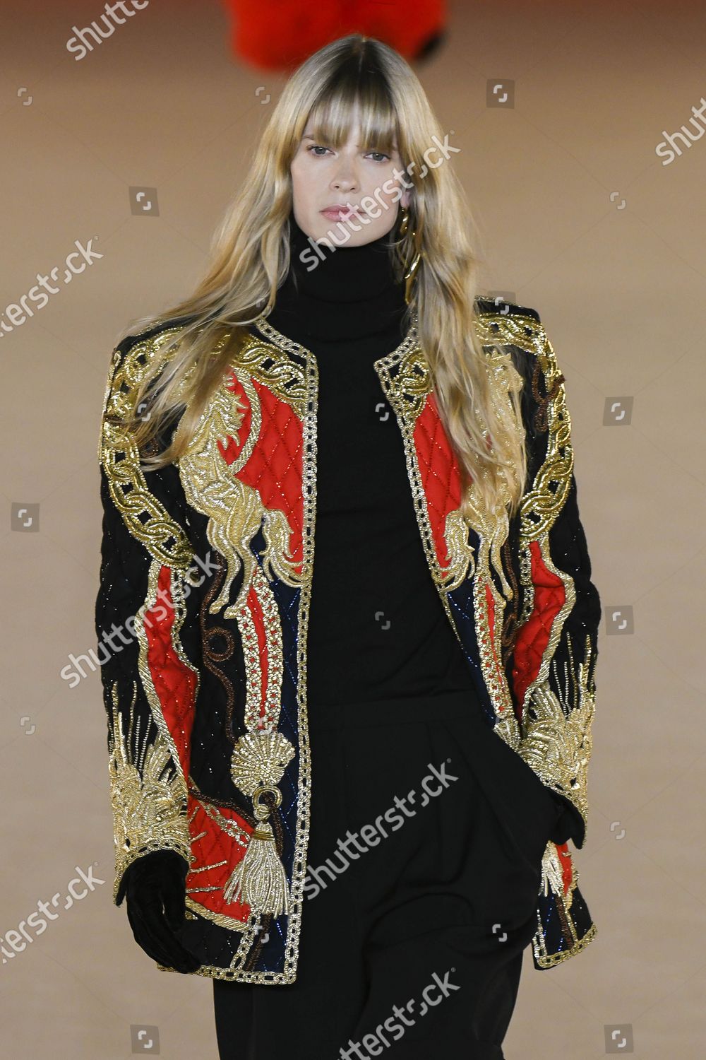 Julia Stegner On Catwalk Redaktionellt Stockfoto Stockbilder Shutterstock