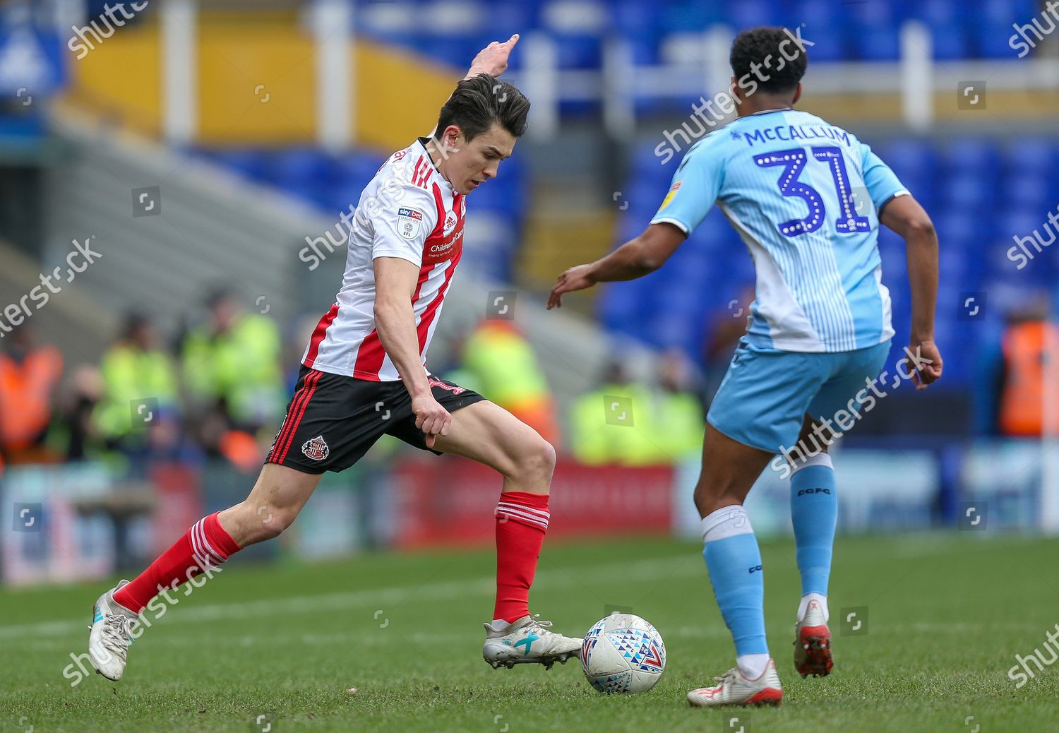 Luke Onien Sunderland Crosses Ball Editorial Stock Photo - Stock Image ...