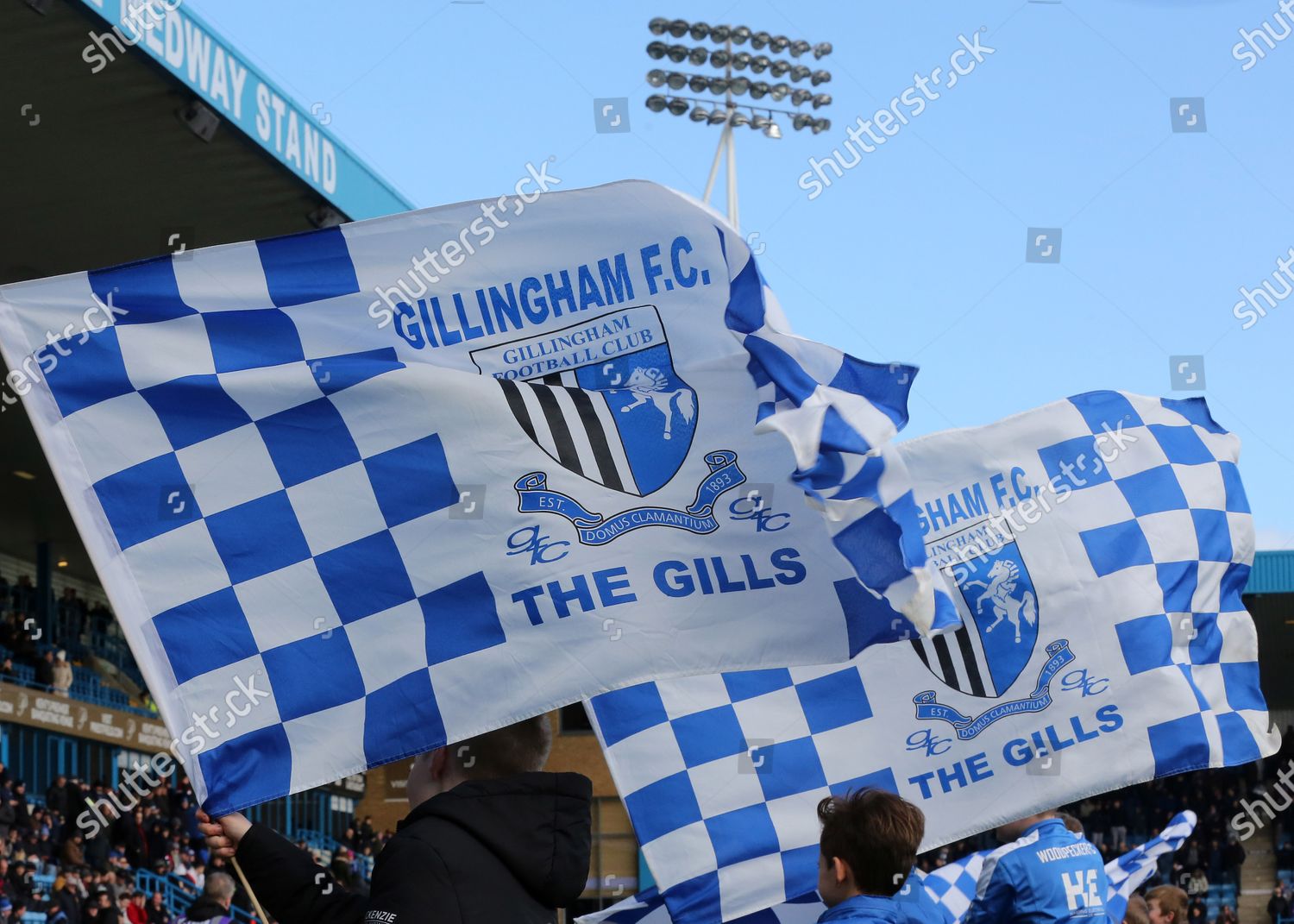 Flag Bearers Proudly Wave Gillingham Flag Editorial Stock Photo - Stock  Image | Shutterstock