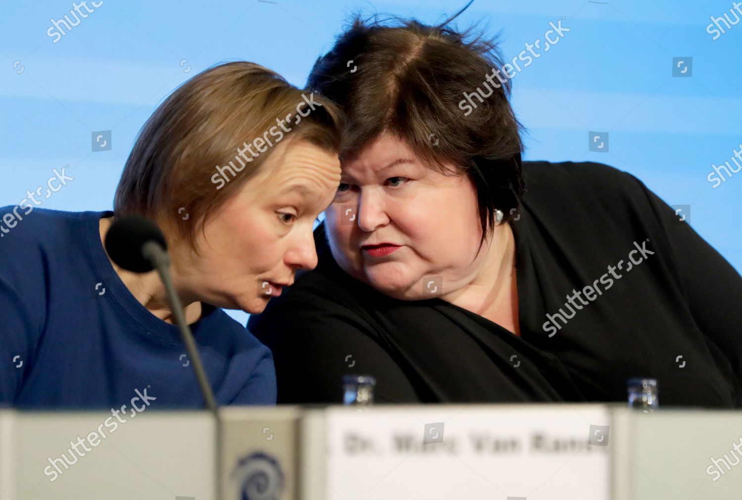 Belgiums Minister Health Maggie De Block R Editorial Stock Photo Stock Image Shutterstock