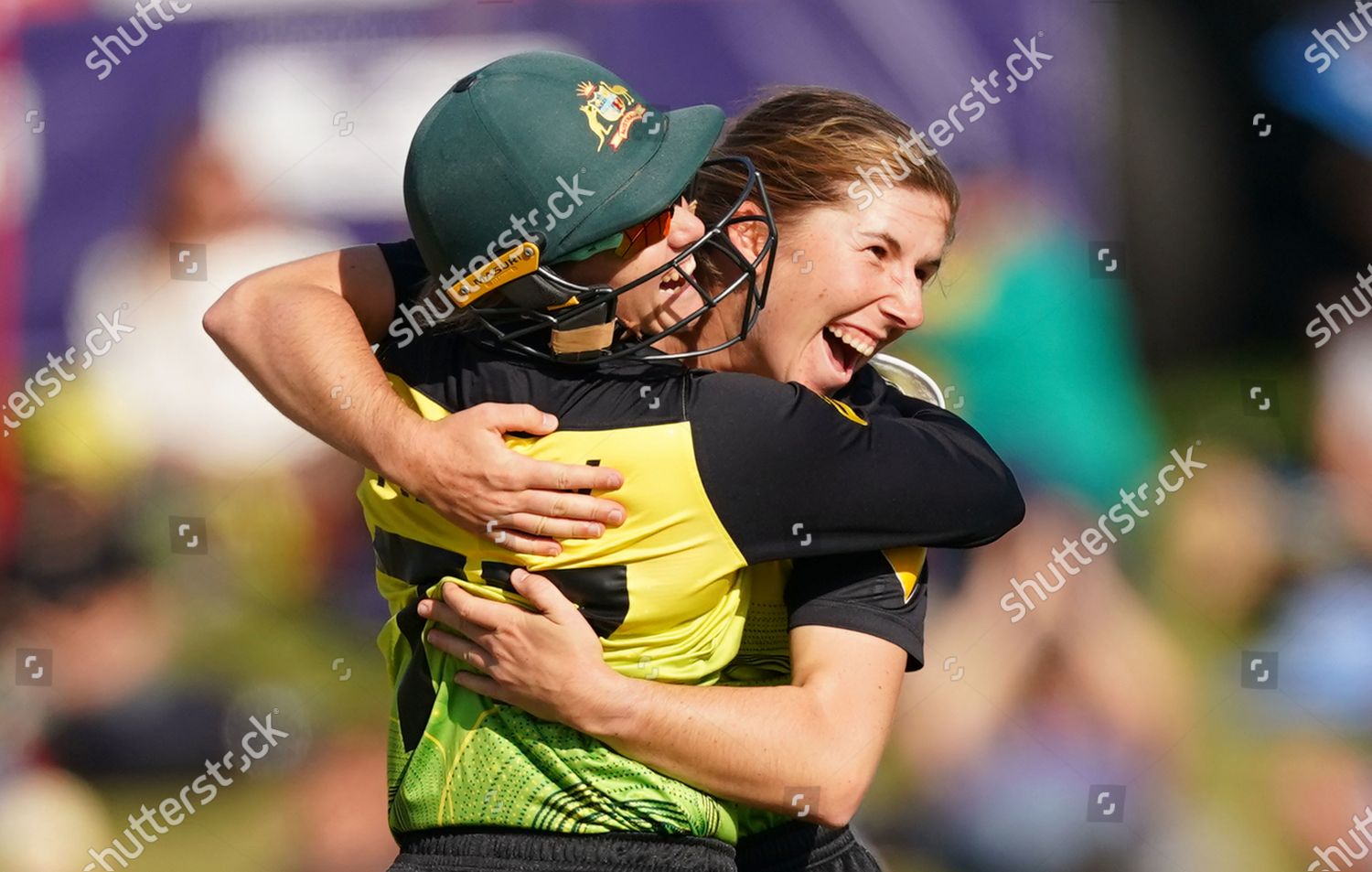 Georgia Wareham Australia Celebrates Alyssa Healy Editorial Stock Photo 