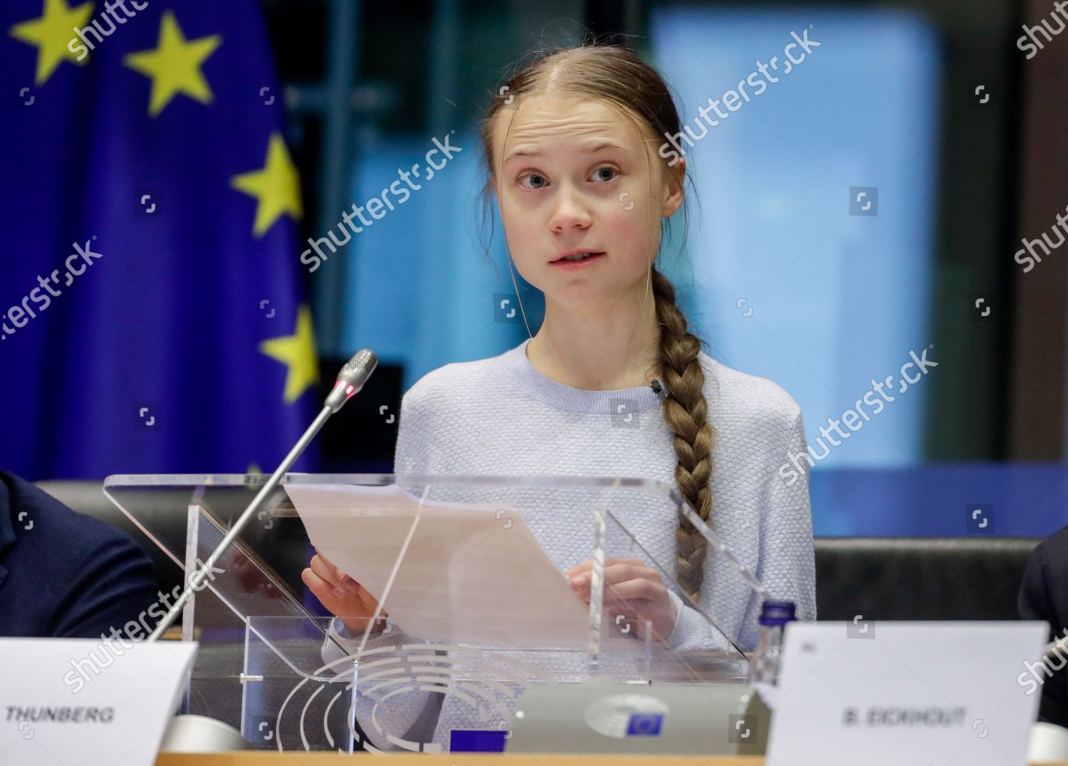 Swedish Climate Activist Greta Thunberg Attends Committee Editorial Stock Photo Stock Image Shutterstock