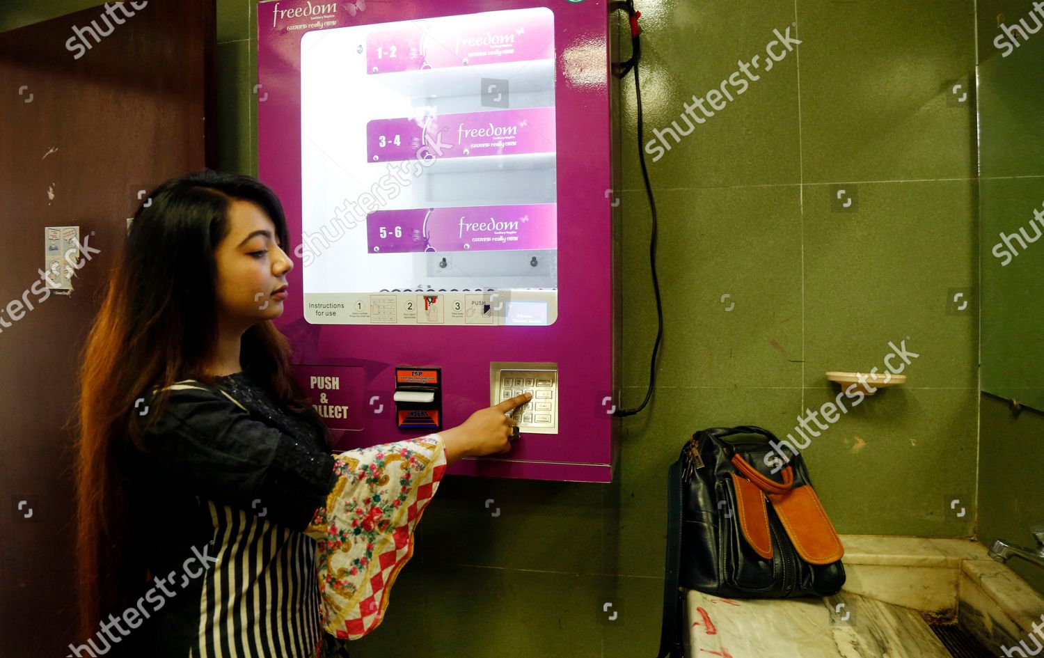 Dhaka University Female Student Use Vending Editorial Stock Photo