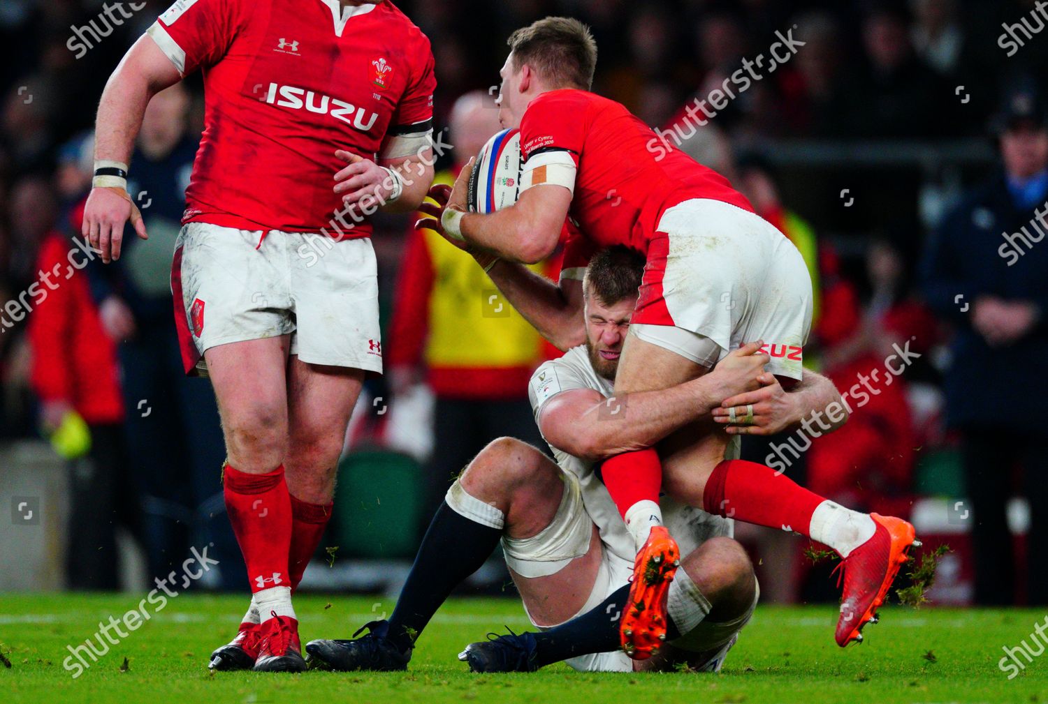 George Kruis England Tavkles Liam Williams Wales Editorial Stock Photo Stock Image Shutterstock