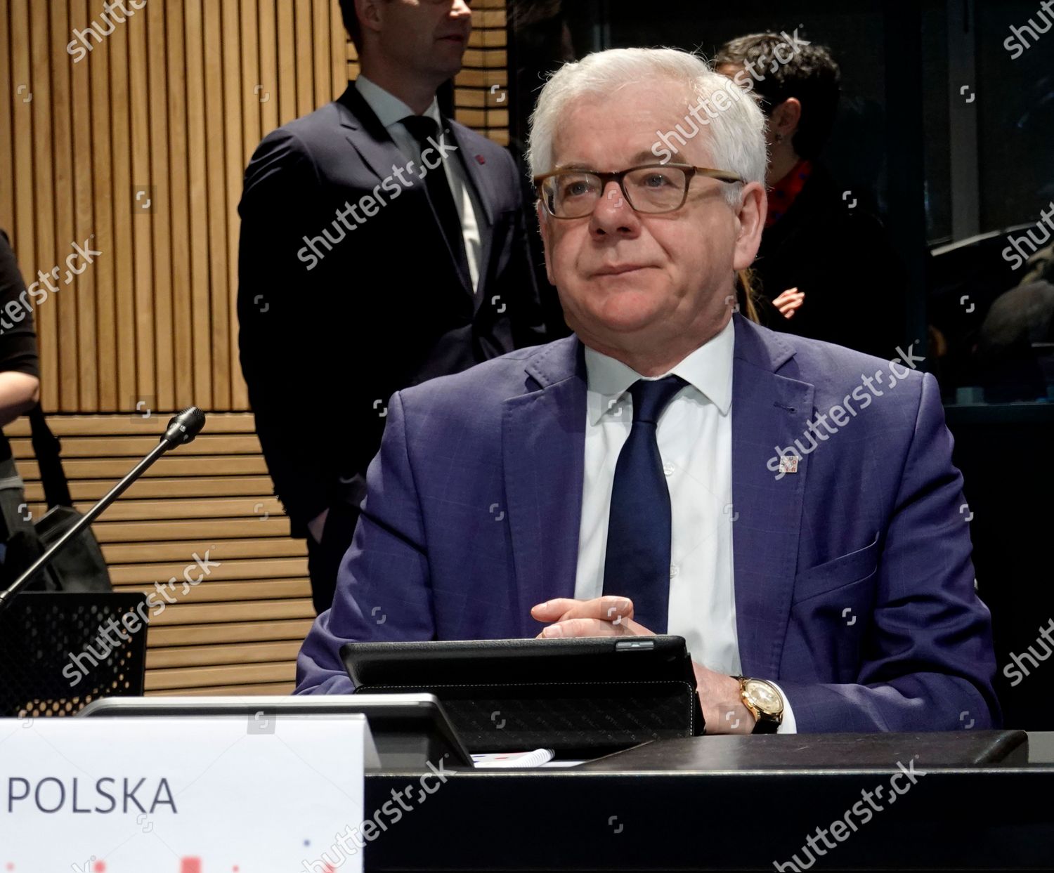 Polish Minister Foreign Affairs Jacek Czaputowicz Editorial Stock Photo 