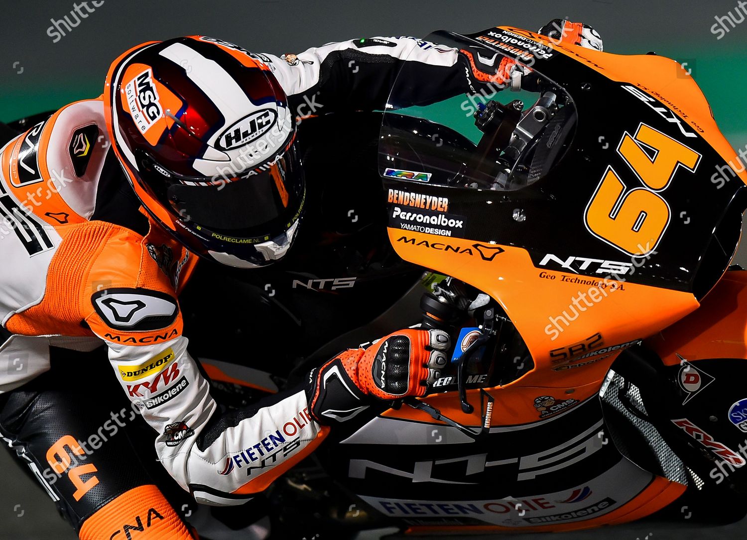 Netherlands Moto2 Rider Bo Bendsneyder Nts Rw Editorial Stock Photo Stock Image Shutterstock