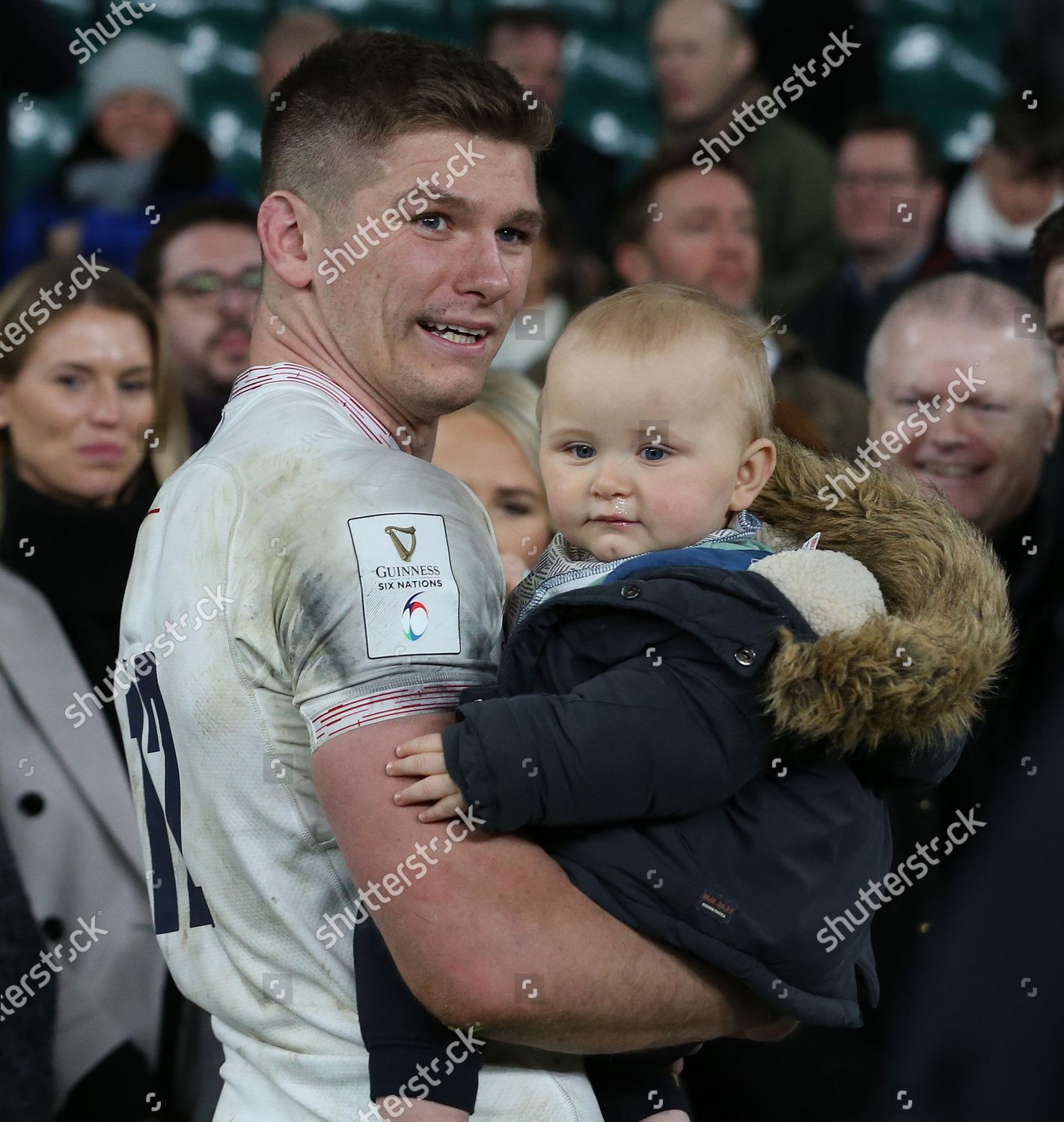 England Captain Owen Farrell His Baby Son Editorial Stock Photo Stock Image Shutterstock