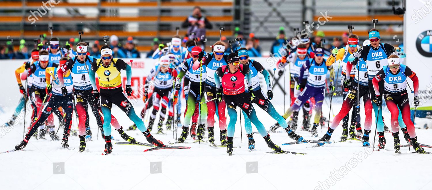 Athletes Action Start Mens 15km Mass Start Editorial Stock Photo Stock Image Shutterstock