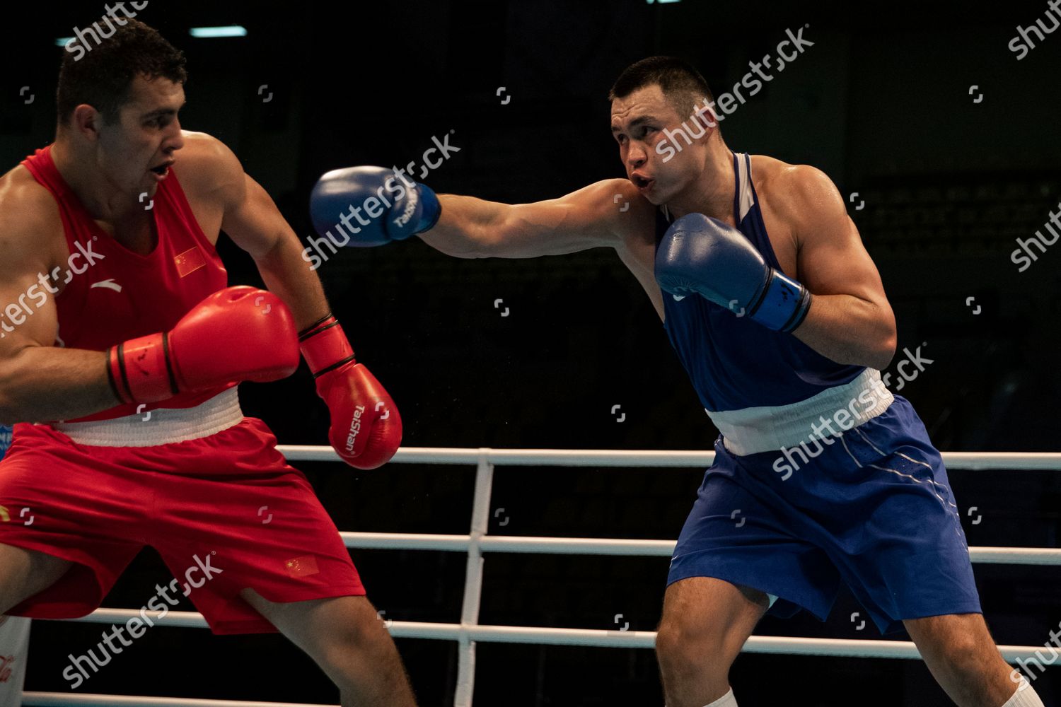 Chinese Maimaiti Aihemaiti Red Action During Editorial Stock Photo