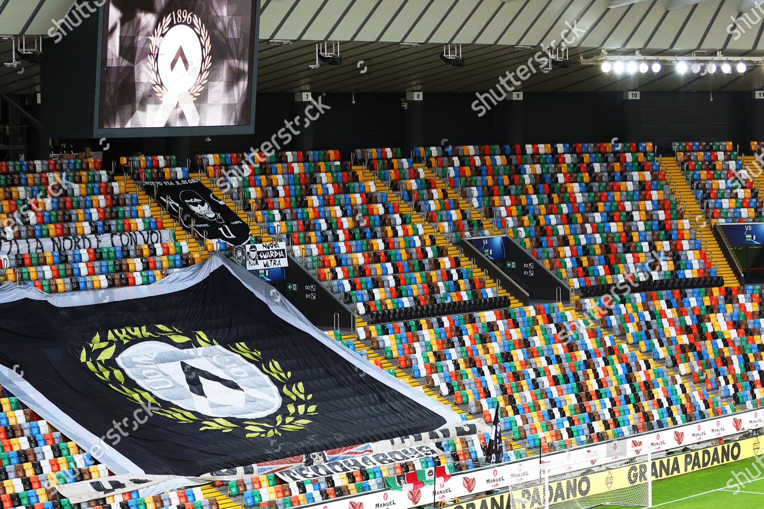 General View Empty Stands Friuli Stadium Prior Editorial Stock Photo Stock Image Shutterstock