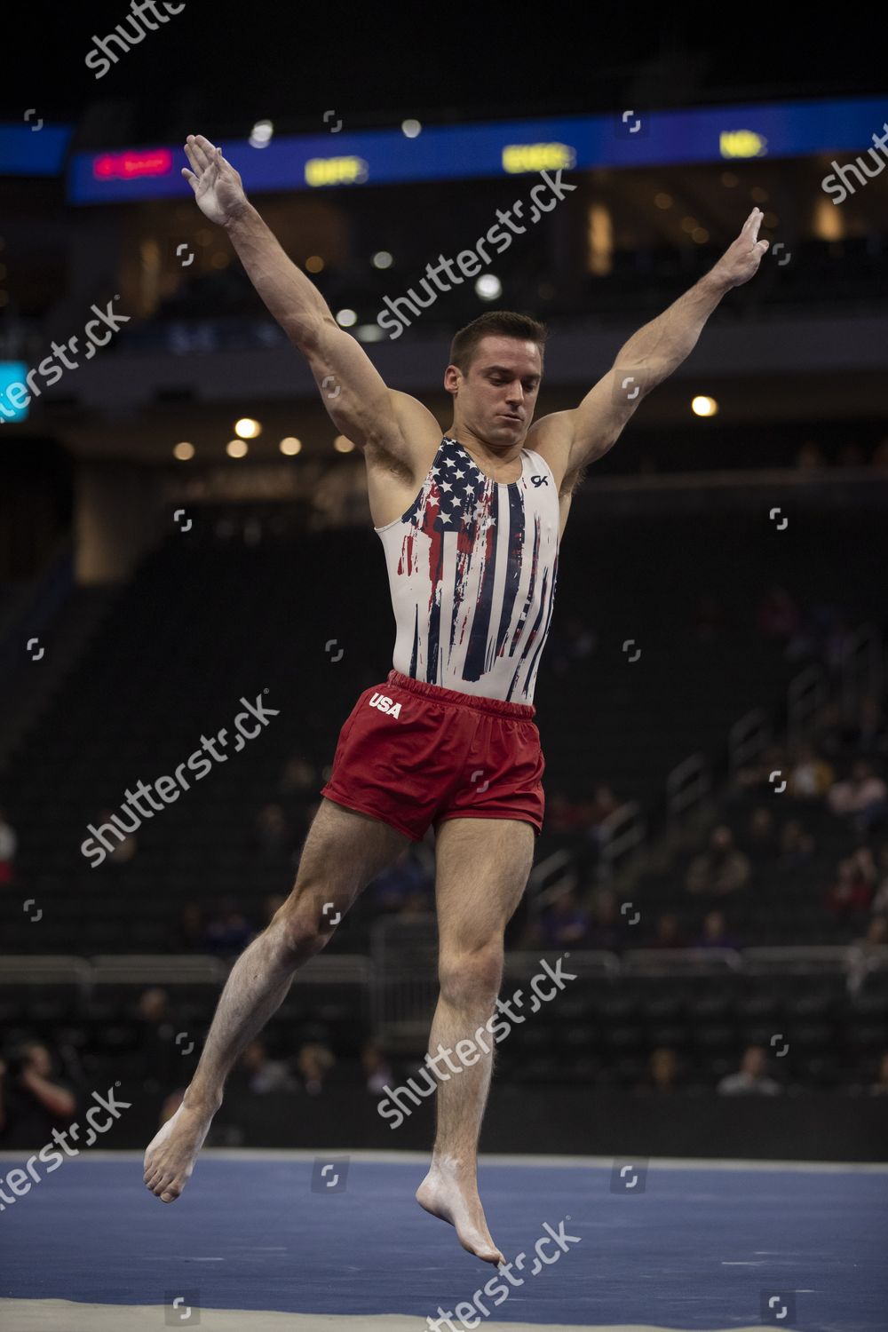 Gymnast Sam Mikulak Usa Competes During Editorial Stock Photo - Stock 