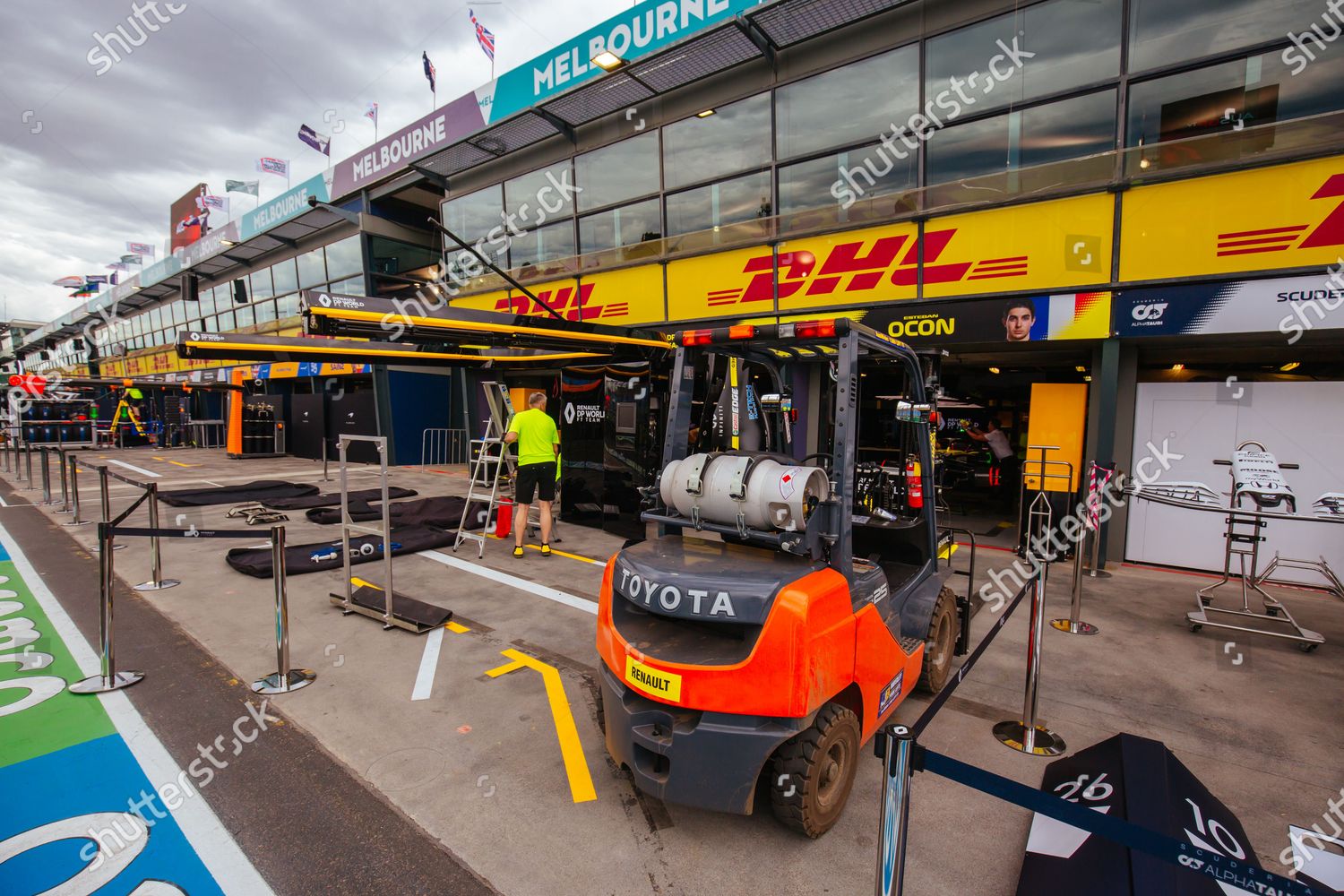 Teams Begin Packing Albert Park After Editorial Stock Photo - Stock ...