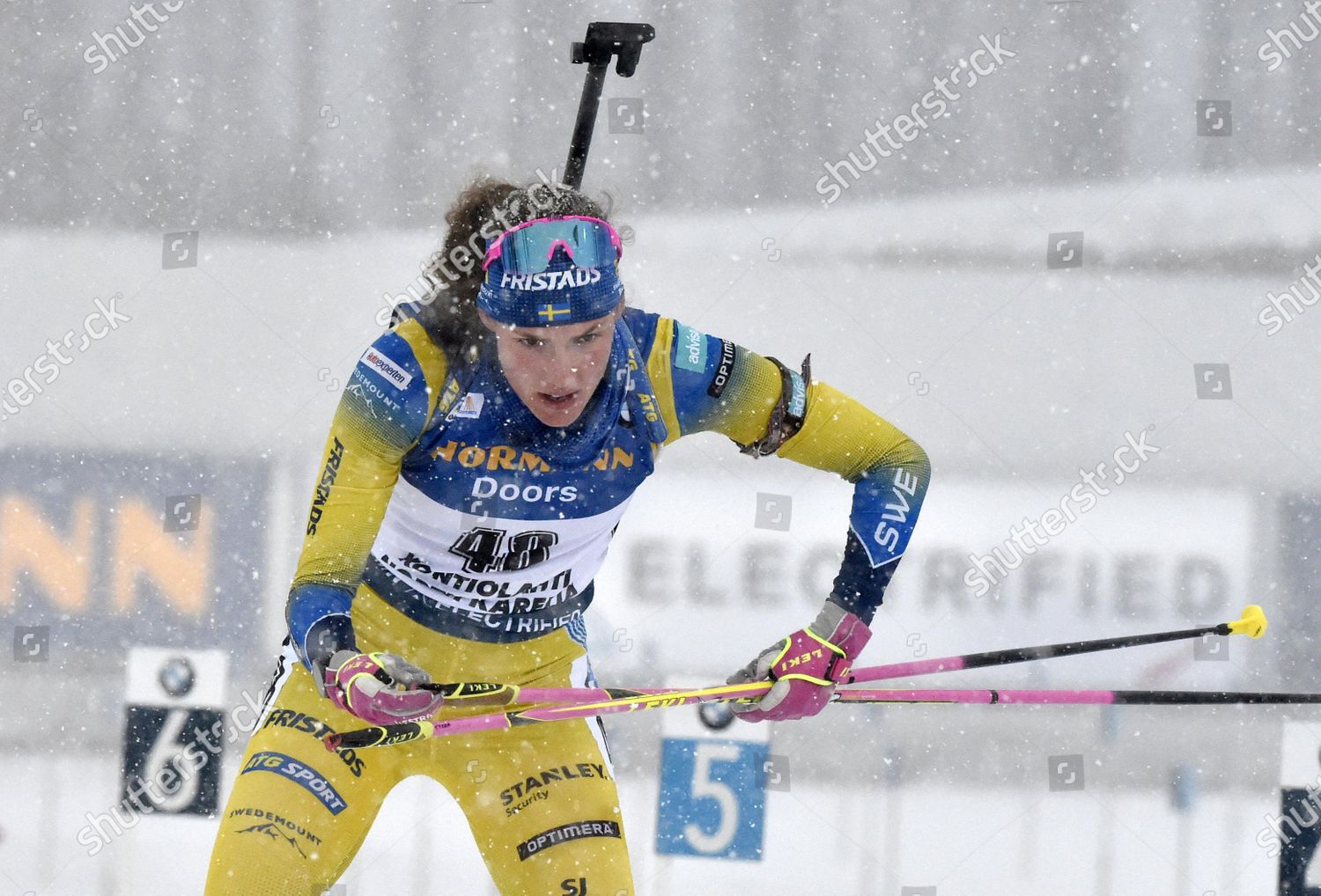Hanna Sweden Competes During Womens 75 Km のエディトリアルストック写真 ストック画像 Shutterstock