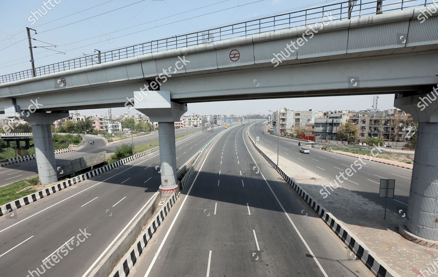 View Nearlydeserted National Highway 24 New Editorial Stock Photo ...