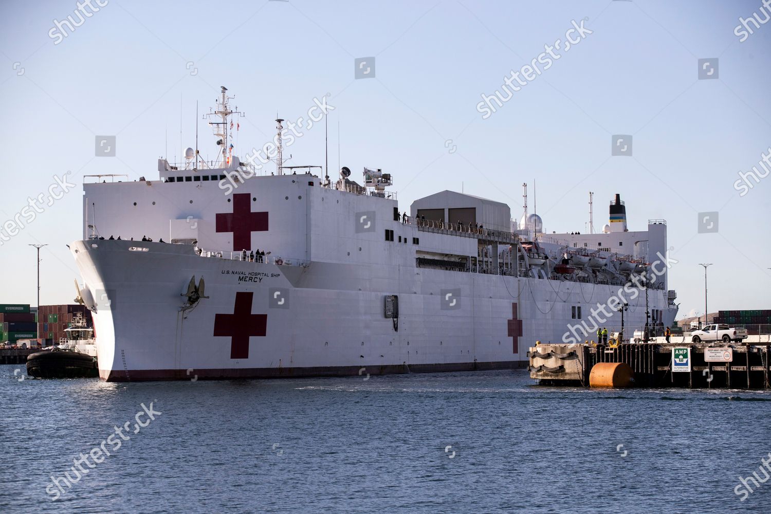 United States Navy Usns Mercy Tah19 Editorial Stock Photo - Stock Image ...