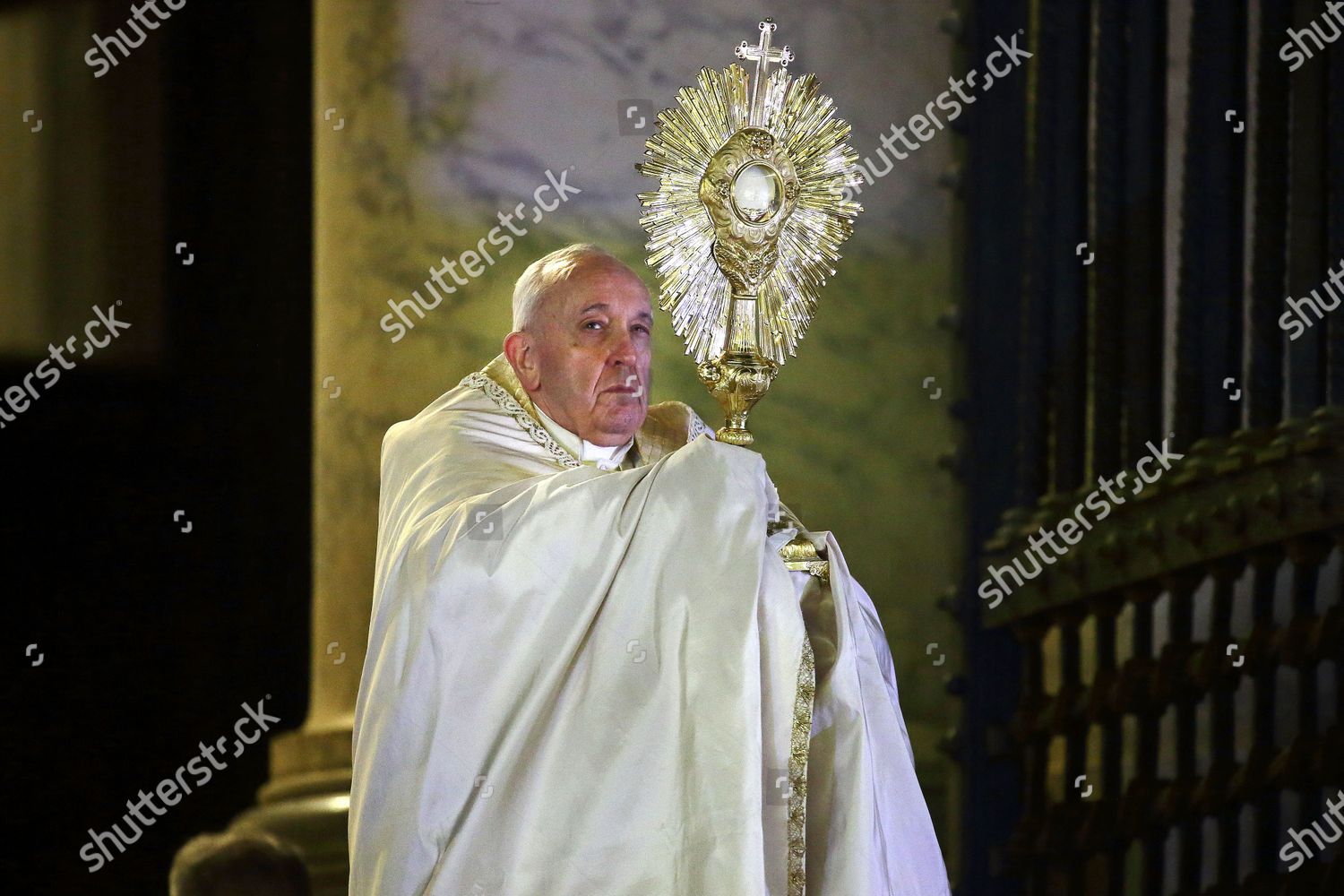 Pope Francis Delivers Urbi Orbi Prayer Latin Editorial Stock Photo Stock Image Shutterstock