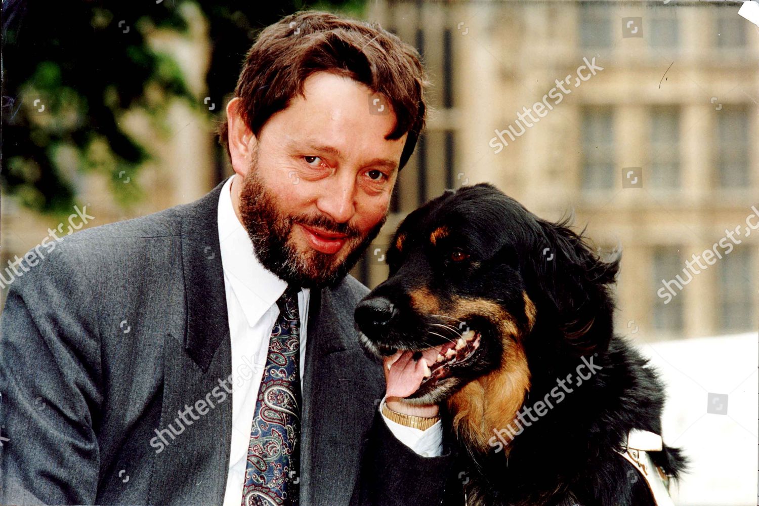 David Blunkett His Guide Dog Offa Redakcni Stock Fotografie Stock Snimek Shutterstock