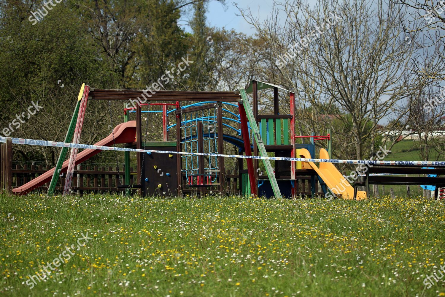 Playgrounds Still Closed During 20th Day Editorial Stock Photo Stock