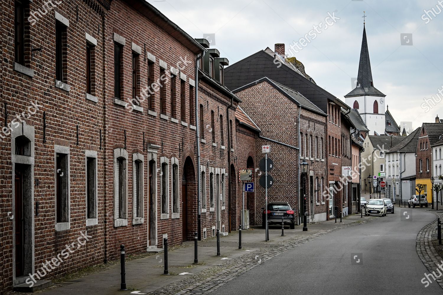 Lonesome Street Gangelt Heinsberg District Germany Editorial Stock