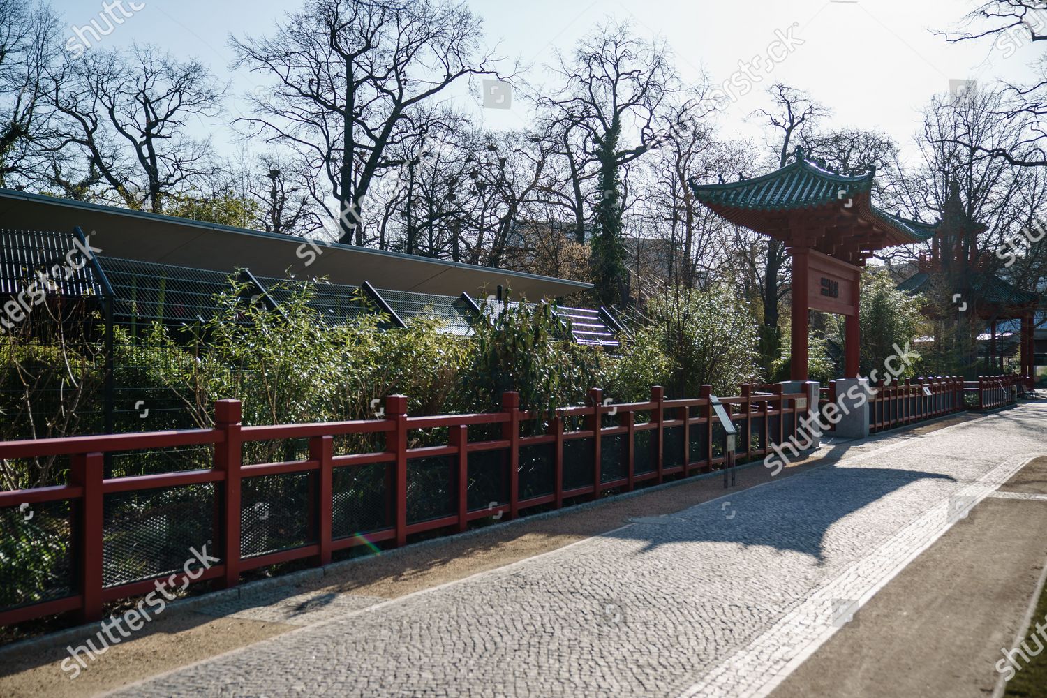 Entrance Panda Gardens Former Visitors Hotspot Editorial Stock Photo