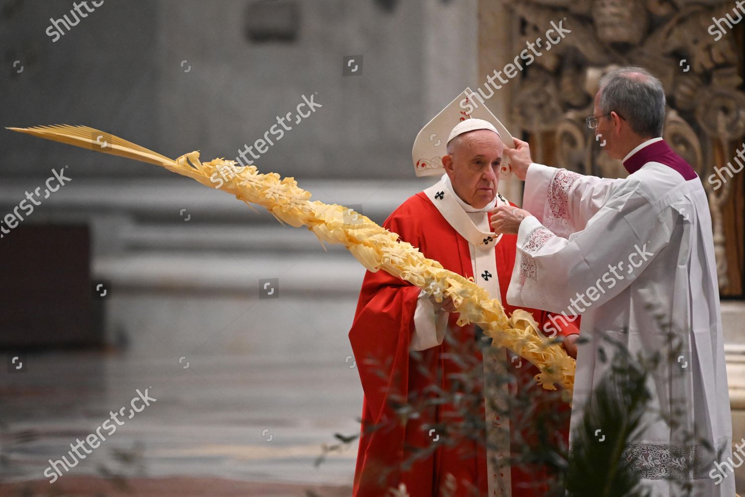 Master Pontifical Liturgical Ceremonies Italian Priest Editorial Stock