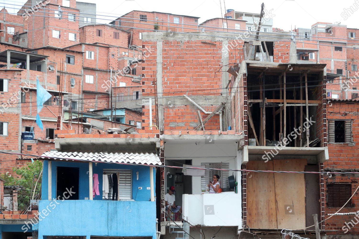 General Image Favela Paraisopolis Sao Paulo Brazil Redaktionelles Stockfoto Stockbild Shutterstock