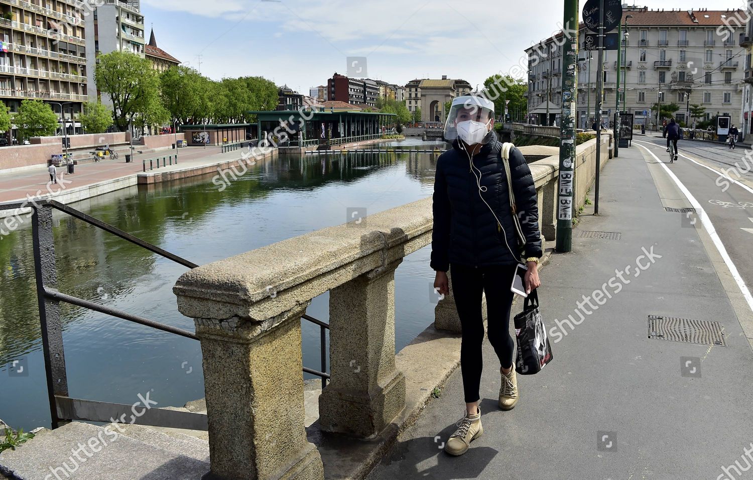 Milan People On Naviglio Grande Darsena Piazza Editorial Stock Photo Stock Image Shutterstock