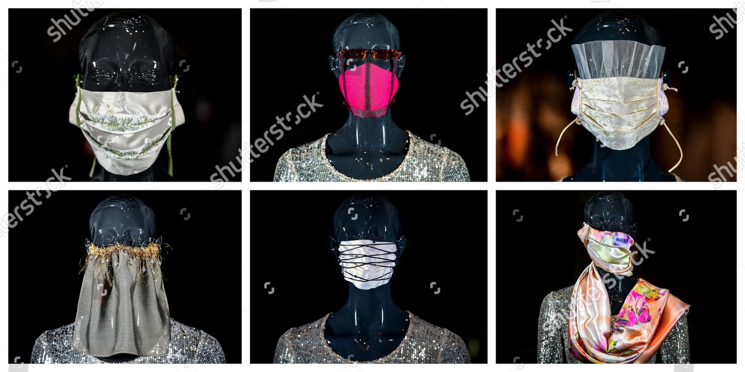 Coronavirus couture: Is the future a pearl-encrusted face mask