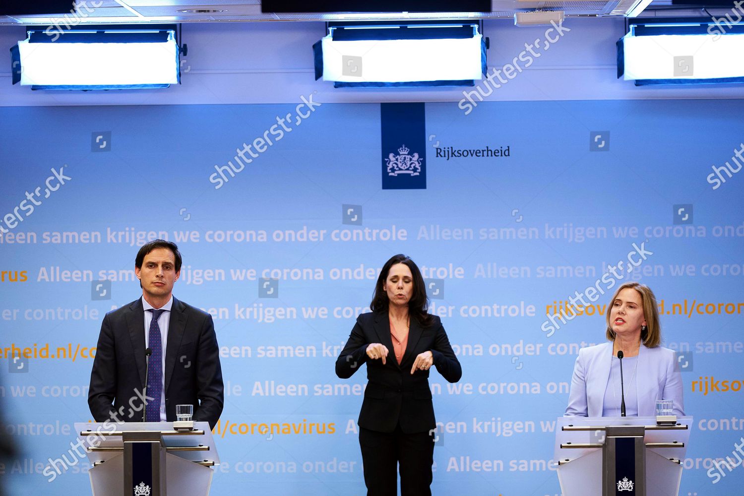 Dutch Finance Minister Wopke Hoekstra L Cora Editorial Stock Photo Stock Image Shutterstock