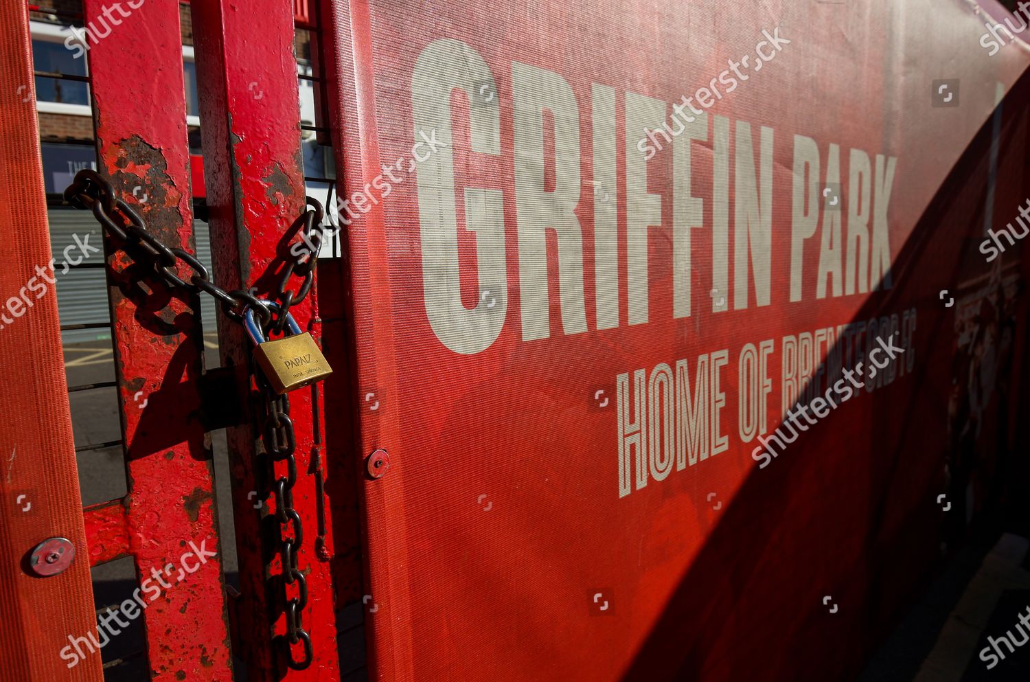 Griffin Park Home Brentford Football Club Still Editorial Stock
