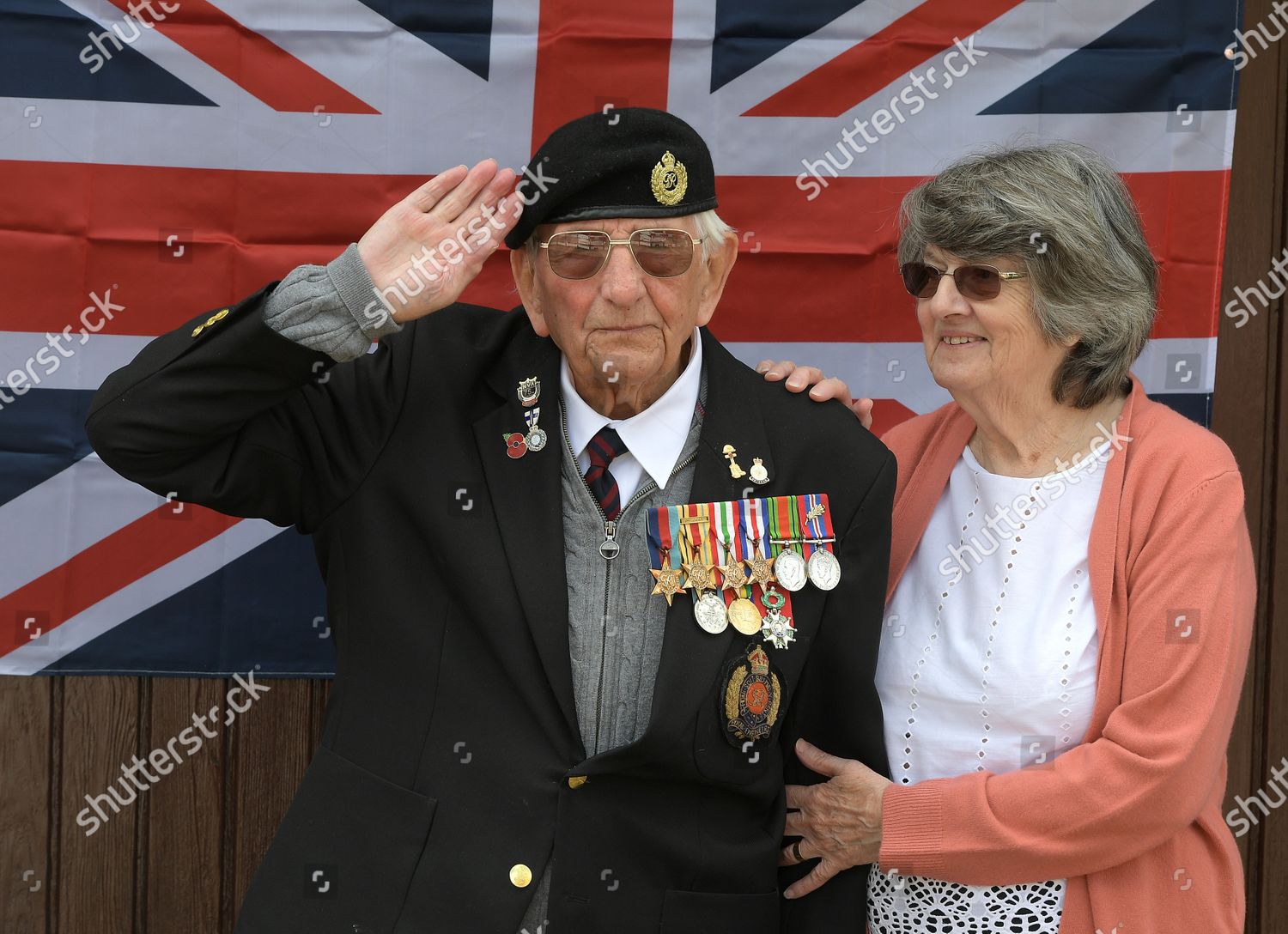 DON WIFE SANDRA D-DAY VETERAN SHEPPARD Editorial Stock Photo - Stock ...