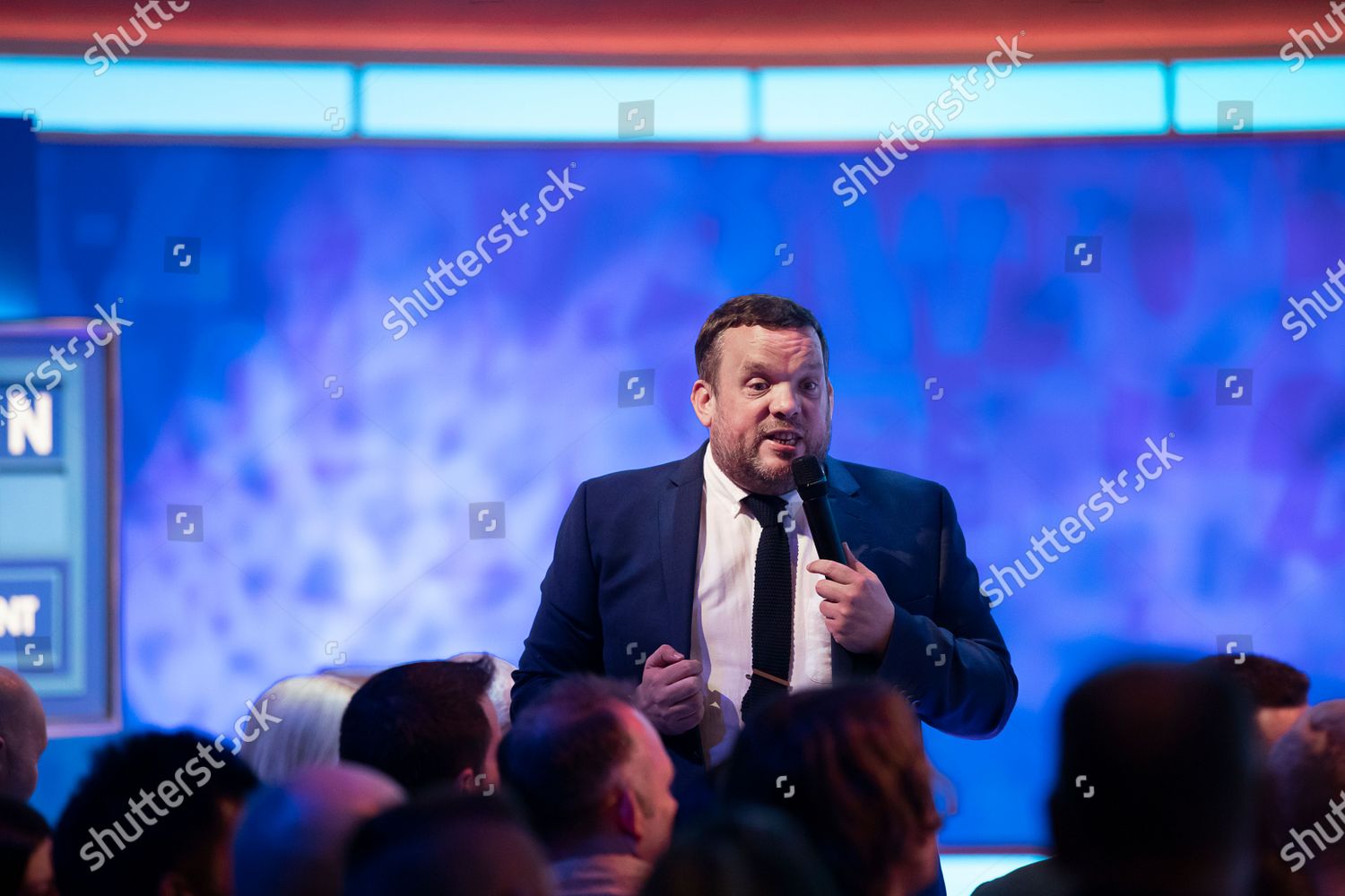 Comedian Mark Olver Who Warm Act Editorial Stock Photo Stock Image