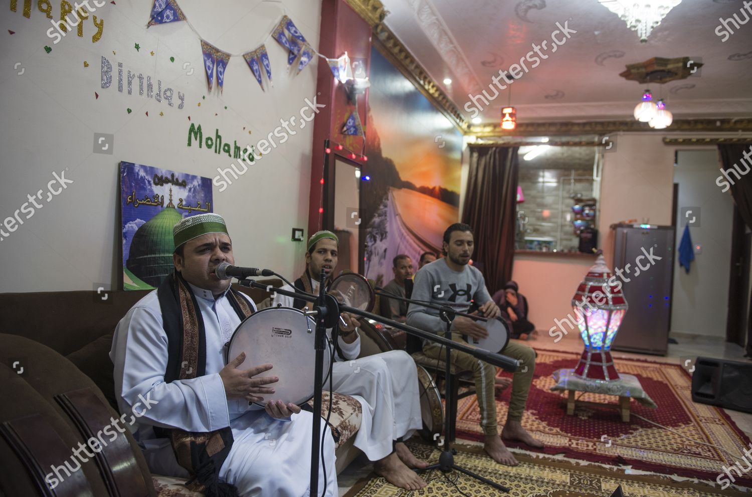 Muslim Singers Perform Islamic Songs Anasheed Editorial Stock Photo