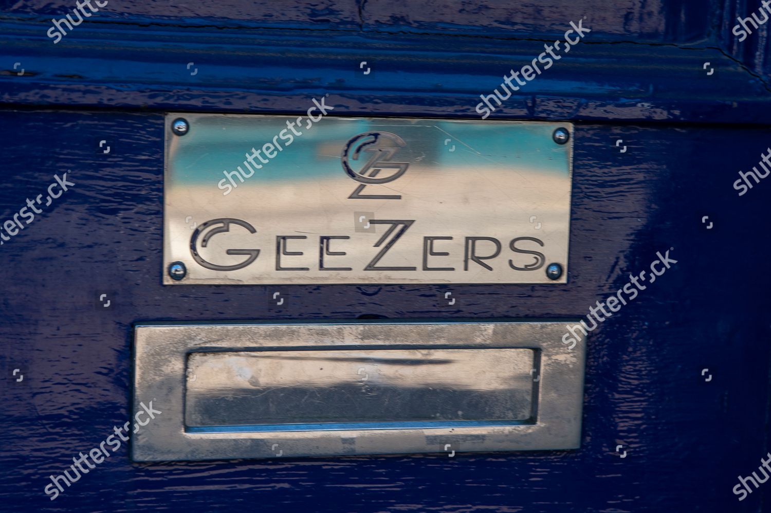 Geezers Barbers Beaconsfield Remains Temporarily Closed Editorial Stock