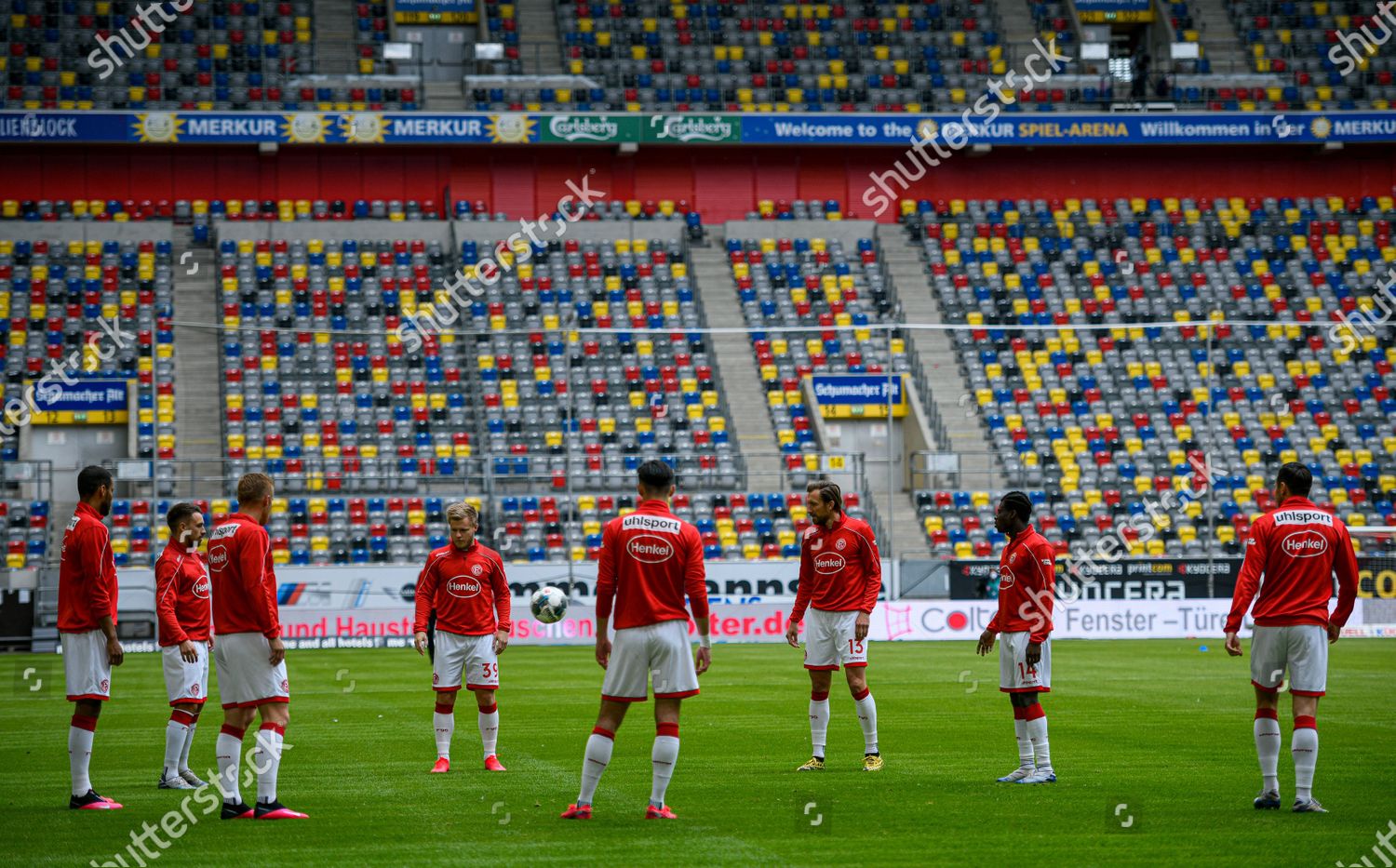 Fortuna Duesseldorf Players Warm Prior German Bundesliga Editorial Stock Photo Stock Image Shutterstock