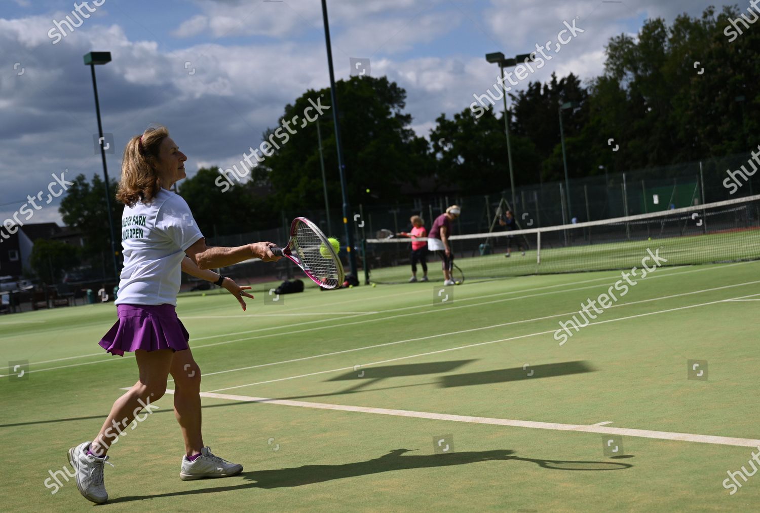 lawn tennis match
