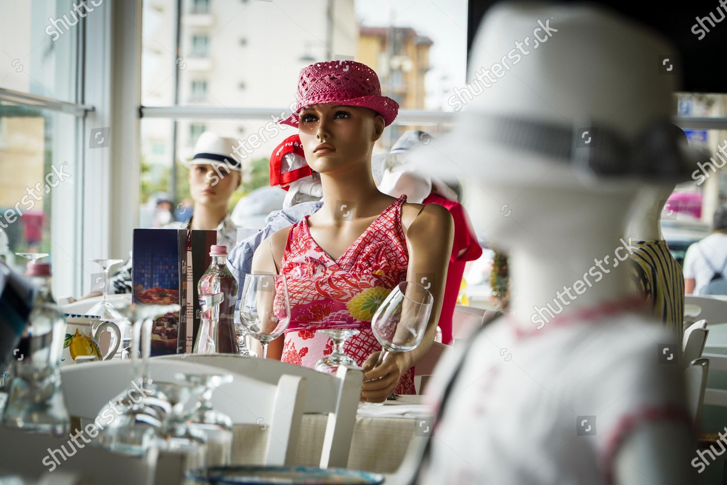 Dummies Set Tables Restaurant Mamma Mia Editorial Stock Photo Stock Image Shutterstock