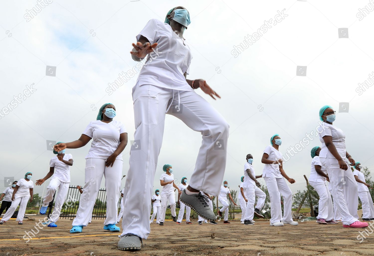 kenyan-nurses-midwives-other-frontline-workers-editorial-stock-photo