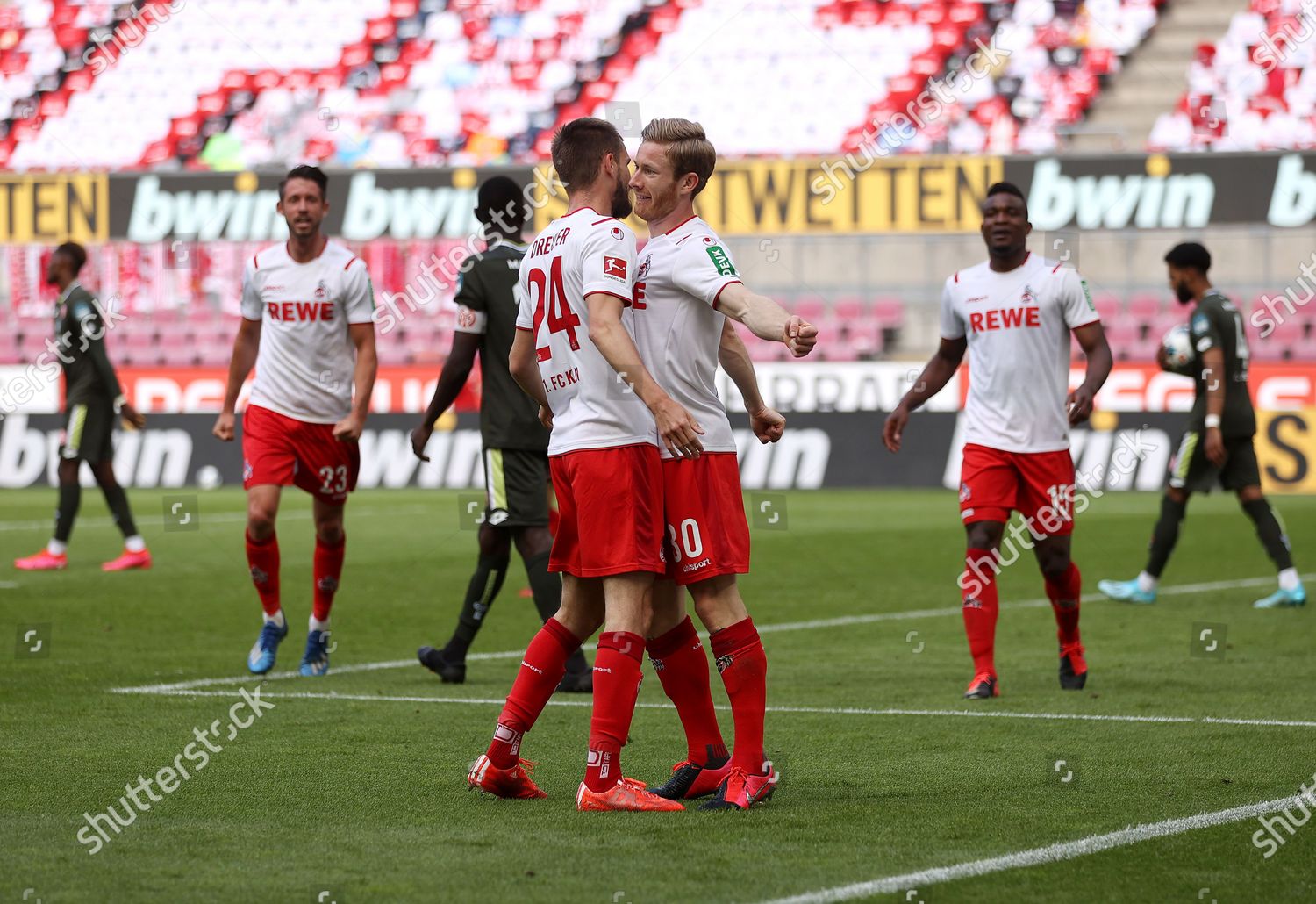 Florian Kainz R 1 Fc Koeln Celebrates Editorial Stock Photo Stock Image Shutterstock