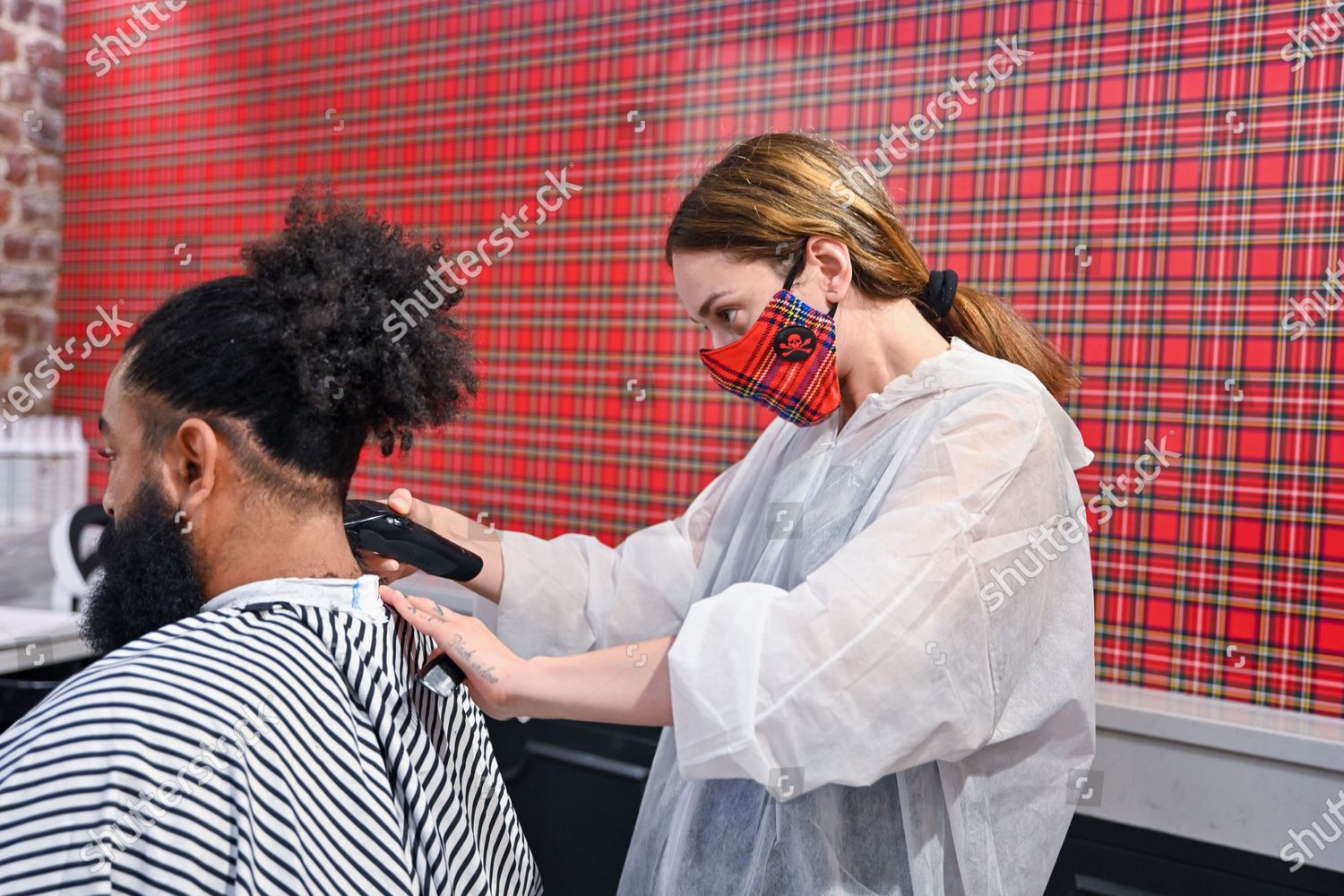 Reopening Following Closure Shops Avoid Editorial Stock