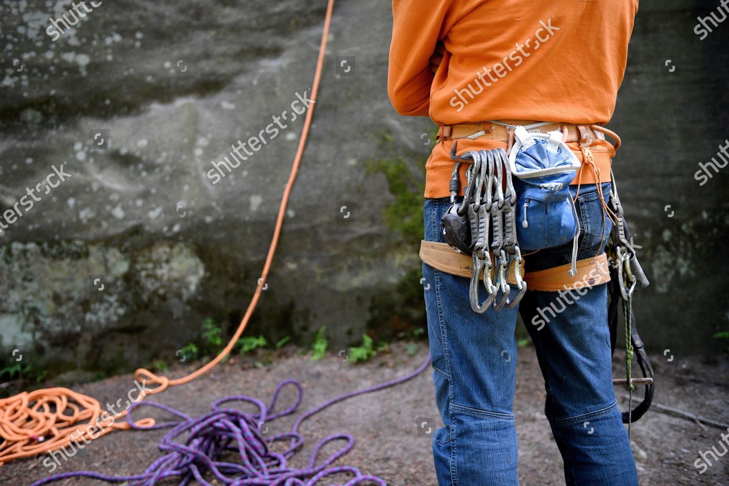 Polish Climber Prepares Climbing Wall Amid Editorial Stock Photo Stock Image Shutterstock