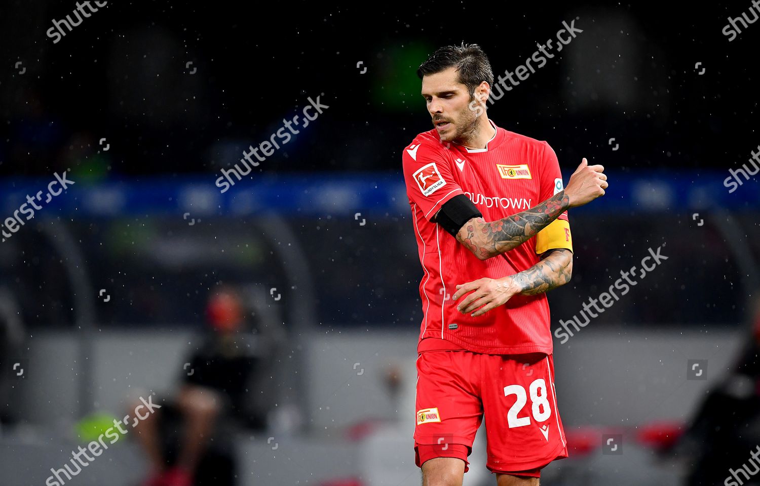 Christopher Trimmel Union Berlin Reacts During German のエディトリアルストック写真 ストック画像 Shutterstock