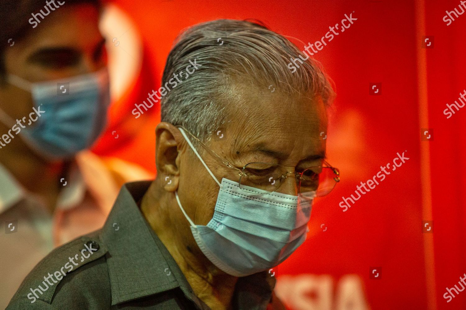 Malaysian Former Prime Minister Mahathir Mohamad Wearing Editorial Stock Photo Stock Image Shutterstock