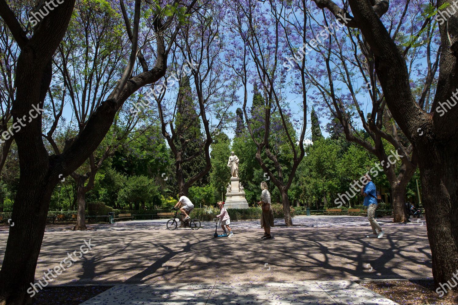 People Walk Around Zappeion Athens Greece Editorial Stock Photo Stock Image Shutterstock